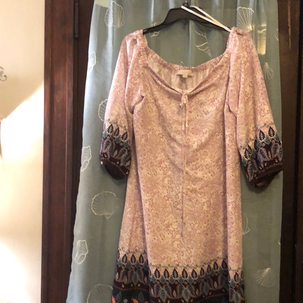 LOFT Off the shoulder dress